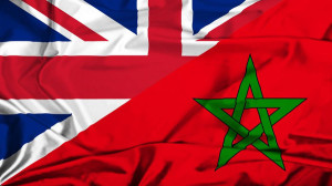 Morocco UK flags