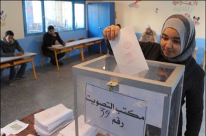 Young Moroccan voters say politicians must engage with citizens in order to spark greater turnout at the June 2015 local elections [AFP/Abdelhak Senna] 