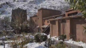 Ancient culture thrives around snowy mountain