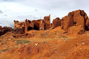 The Kasbah Telouet castle in the High Atlas Mountains of Morocco. By Tom Freston.