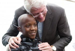 Clinton's travels in Africa.    Bill and Chelsea Clinton toured four countries ahead of a conference in Morocco to showcase their foundation’s work.