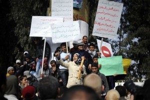 THE LUCKY ONES IN TUNISIA. PHOTOGRAPHER: FRED DUFOUR/AFP/GETTY IMAGES