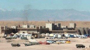 Mandatory Credit: Photo by Paul Cooper/REX Shutterstock (453047b) The purpose built castle set for the new Ridley Scott film 'KINGDOM OF HEAVEN' FILM SET, NEW FILM BY RIDLEY SCOTT, QUARZAZATE, MOROCCO - MAY 2004